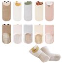 Freshfoot Cute and Colourful 100% Organic Cotton Non-Slip Baby Socks For Boys and Girls with Grippers