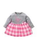 Baby GO Baby-Girl's Cotton A-Line Knee-Length Dresses