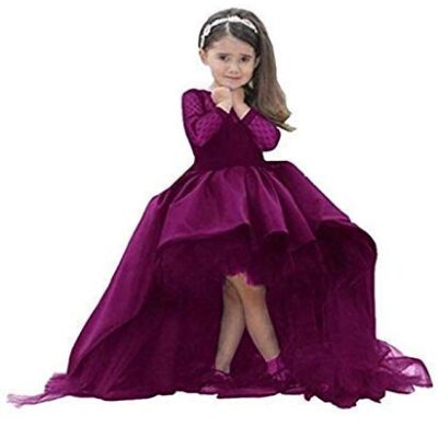 TILISM One Shoulder Red Dress Fluppy Gown
