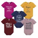 kiddeo Baby Boy's and Baby Girl's Bodysuit(pack of 5)
