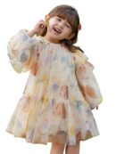 Tagas Girls' Dress| Girls Frock|Cute Princessdress| Birthday Dress for Girls|