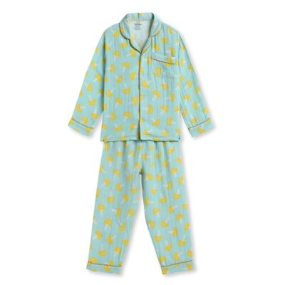 The Boo Boo Club Muslin Cotton Print Muslin Night Suit for Boys and Girls | Sleepwear for Babies | Pajama Set for Kids | Night wear for Baby
