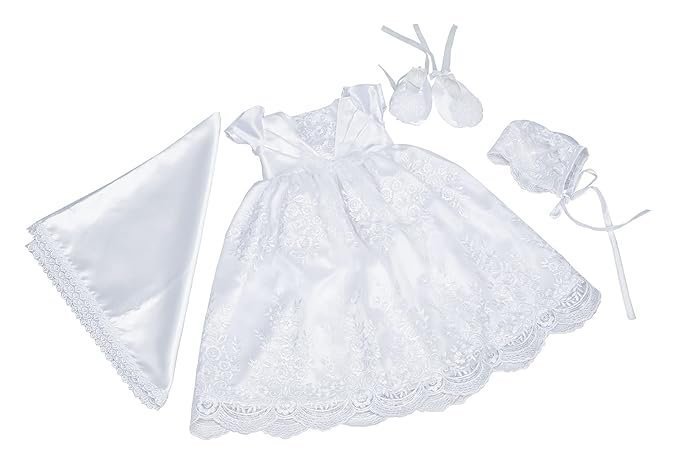 White Christening Dress for Babies JBCD2104005