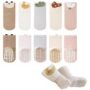 Freshfoot Cute and Colourful 100% Organic Cotton Non-Slip Baby Socks For Boys and Girls with Grippers