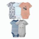 LUAY 100% Organic Cotton Onesie Jumpsuit for Newborns & Infants | Ultra-Soft Bodysuit Romper With Multiple Prints & Designs