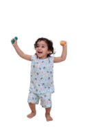 Organic Cotton Half Sleeve Top and Shorts Set | Night Suit for Boys & Girls | Sleepwear Kids Products | Night Wear Rompers | Full Cover Dress
