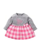Baby GO Baby-Girl's Cotton A-Line Knee-Length Dresses