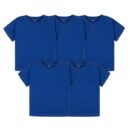Gerber Baby Toddler 5-Pack Solid Short Sleeve T-Shirts Jersey